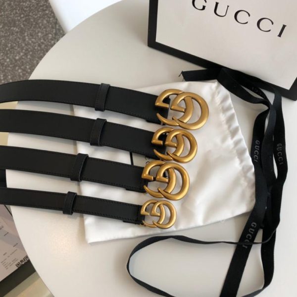 Buy Gucci CLASSIC VINTAGE BELT GOLD& BLACK @ $20.00