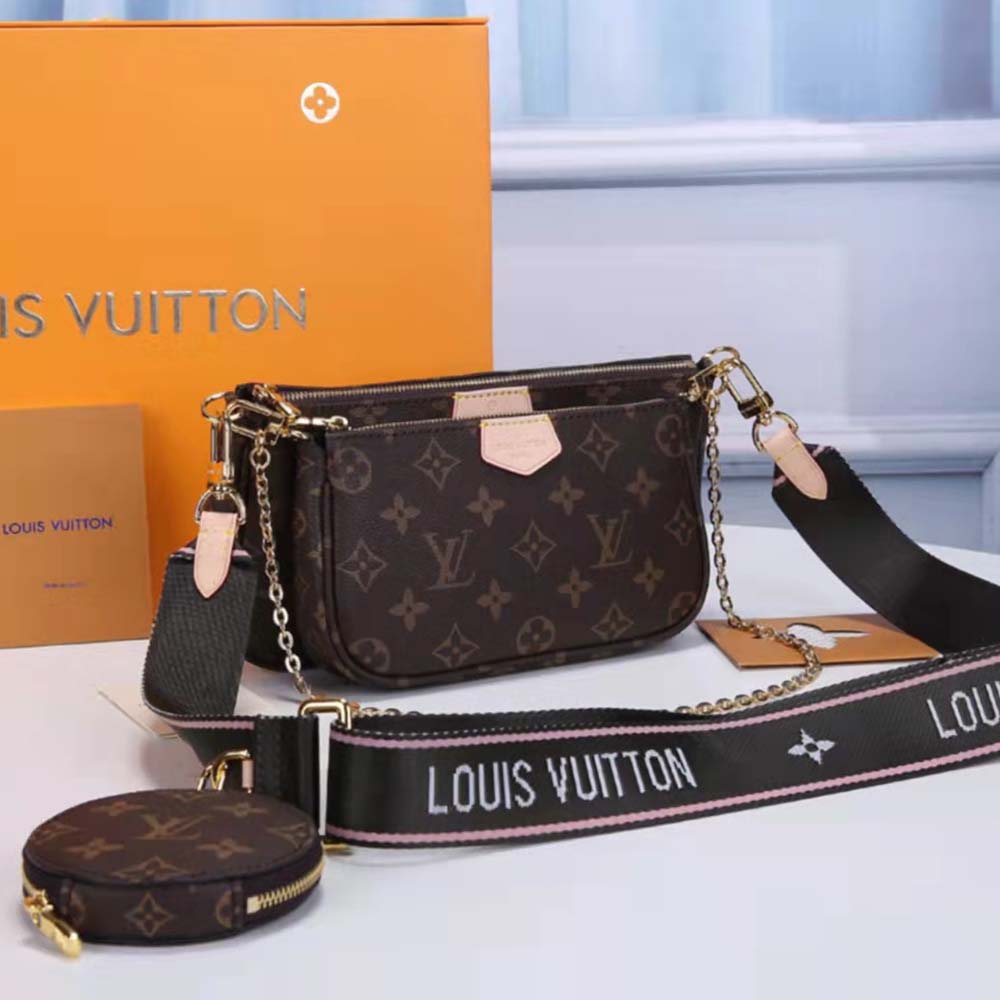 Pochette accessoire patent leather handbag Louis Vuitton Pink in Patent  leather - 29151043