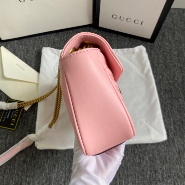 Túi Gucci Marmont small matelassé shoulder (bag like new) 