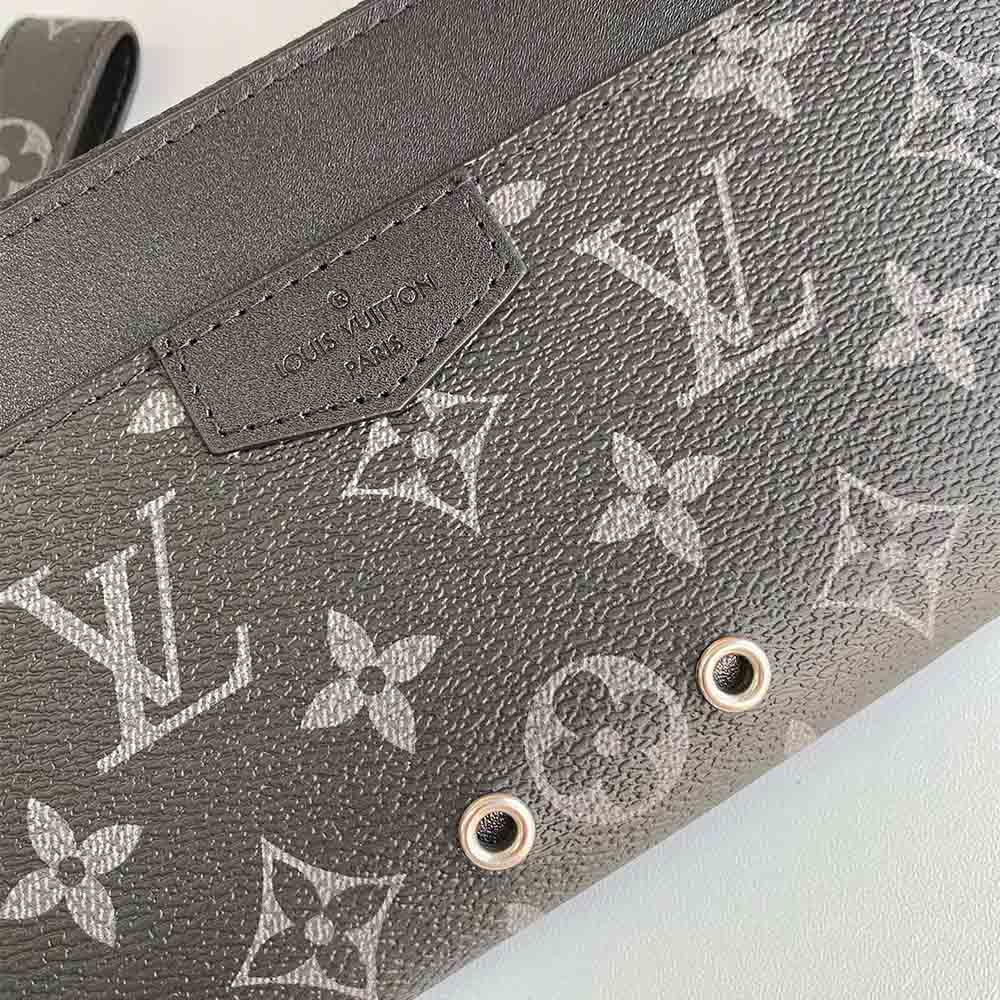 Shop Louis Vuitton DAMIER GRAPHITE Zippy dragonne (N60379) by MUTIARA