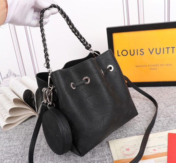 Buy LV Bella Bucket Bag Black/Pink/Grey @ $139.00