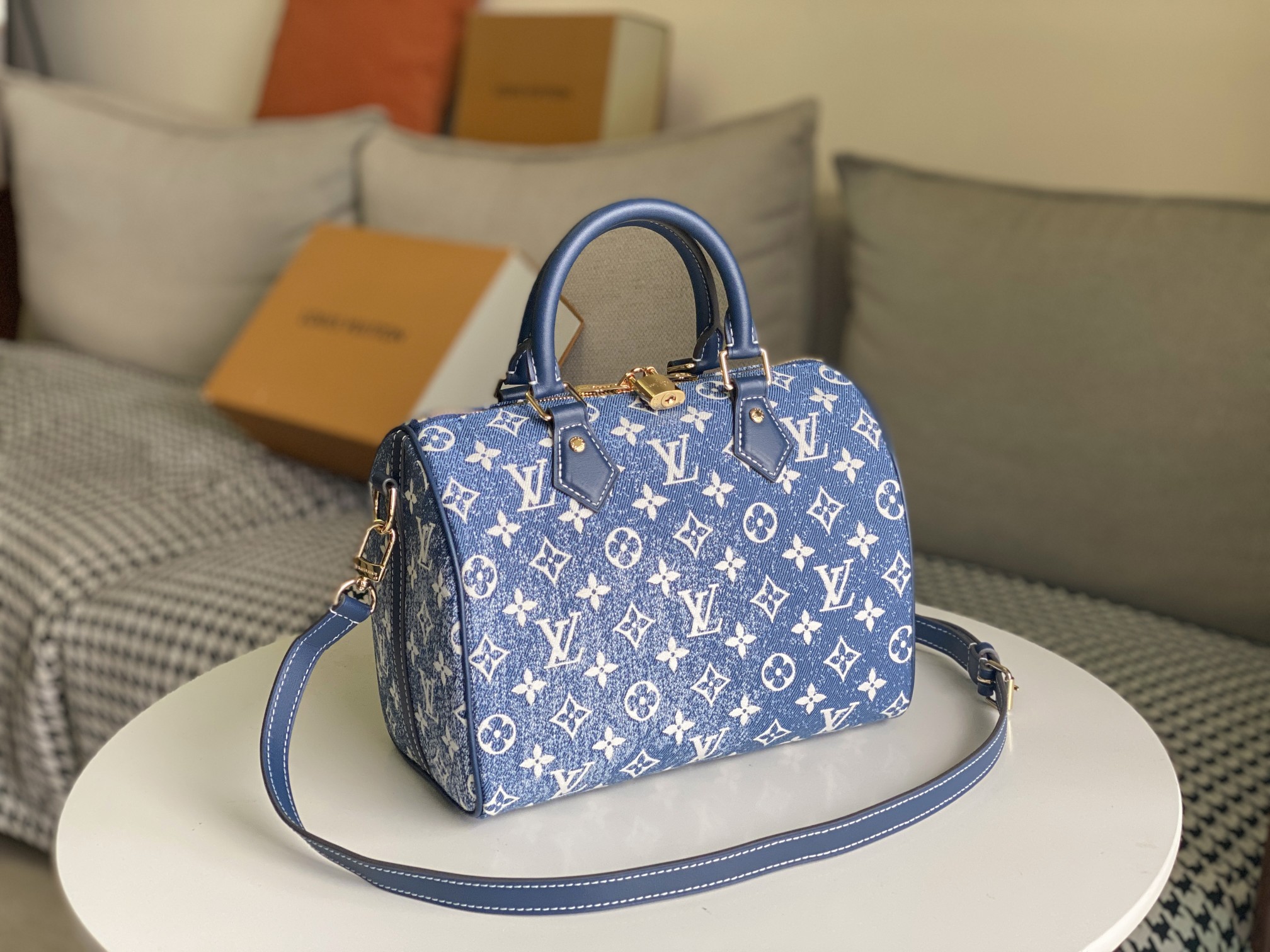 The DENIM SPEEDY 25 is here and mine!! Double unboxing! 