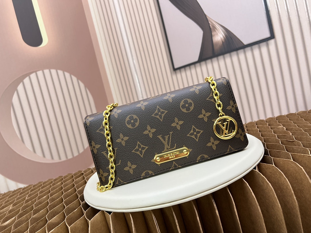 LV WALLET ON CHAIN LILY 斜背包/肩背包