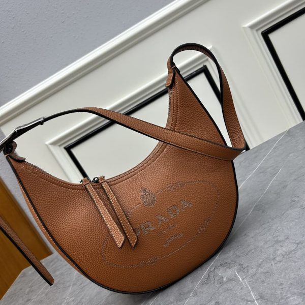 Leather hobo bag